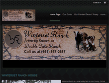 Tablet Screenshot of doubletake-ranch.com